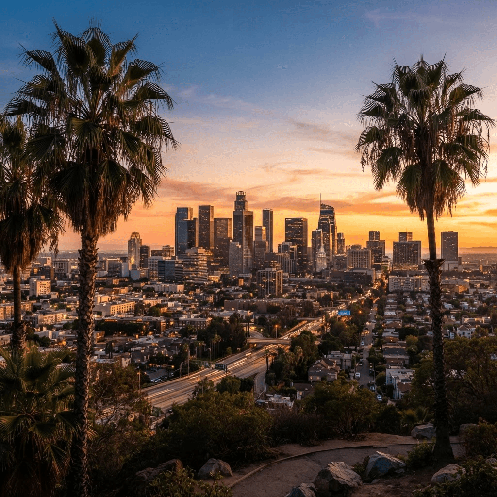 Los Angeles, CA skyline