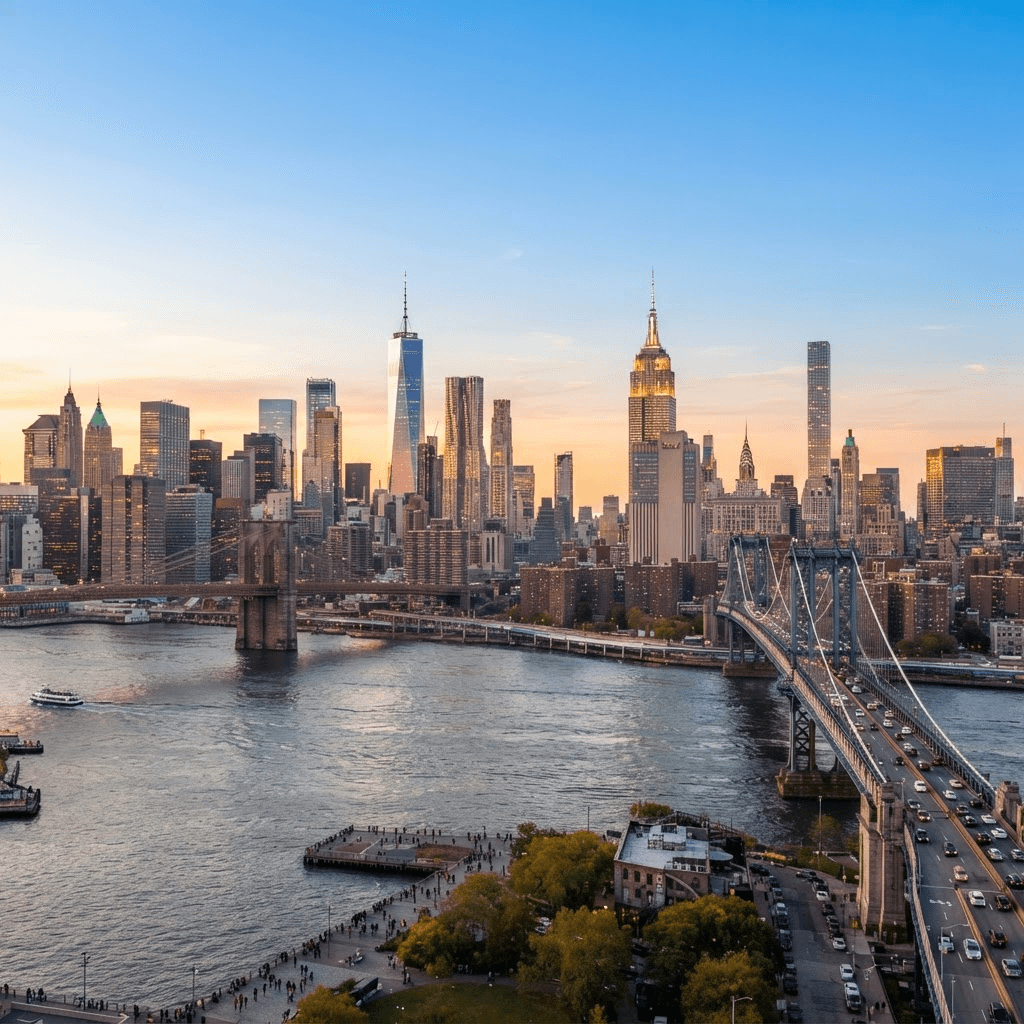 New York, NY skyline