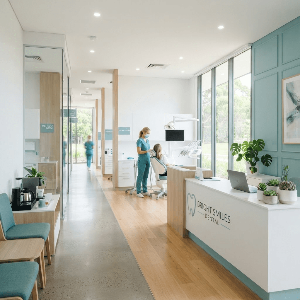 Modern dental clinic interior